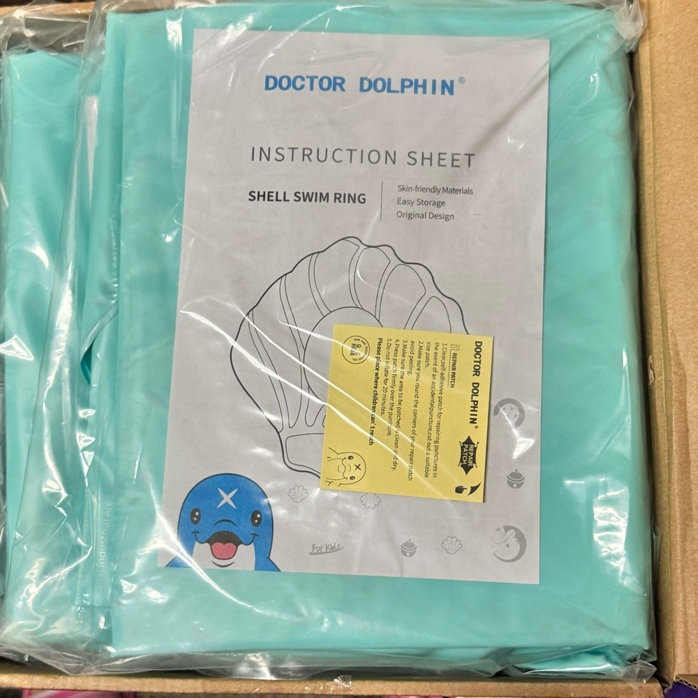 ☀️NWT Pink Shell‎ Inflatable Pool Floatie - Picture 2 of 2